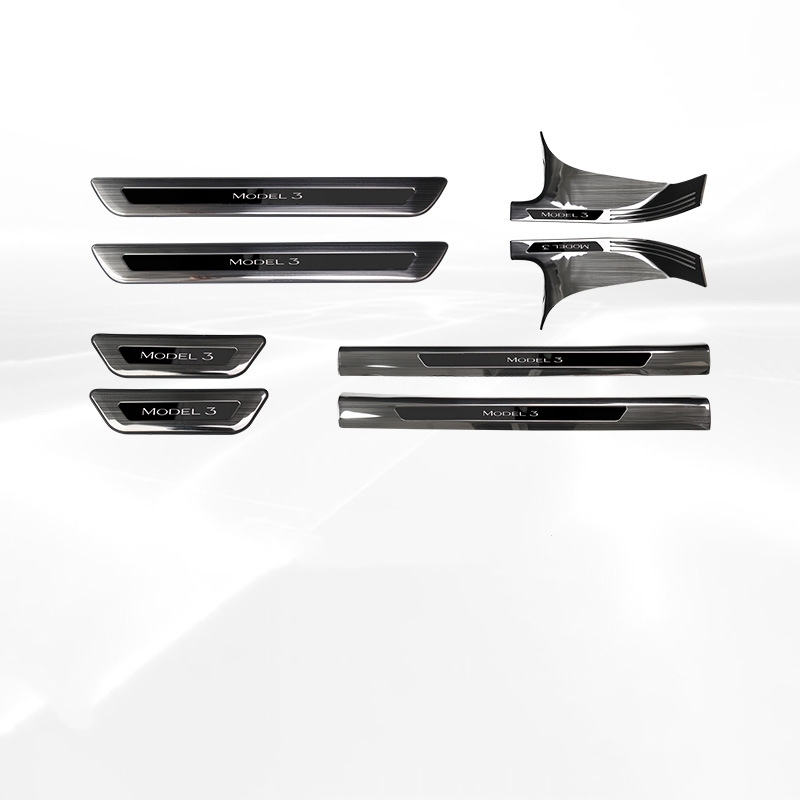 Stainless Steel Threshold Protection Strip for Tesla Model 3/Y-TESGOD