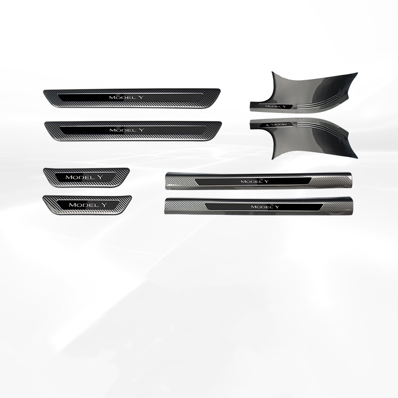 Stainless Steel Threshold Protection Strip for Tesla Model 3/Y-TESGOD