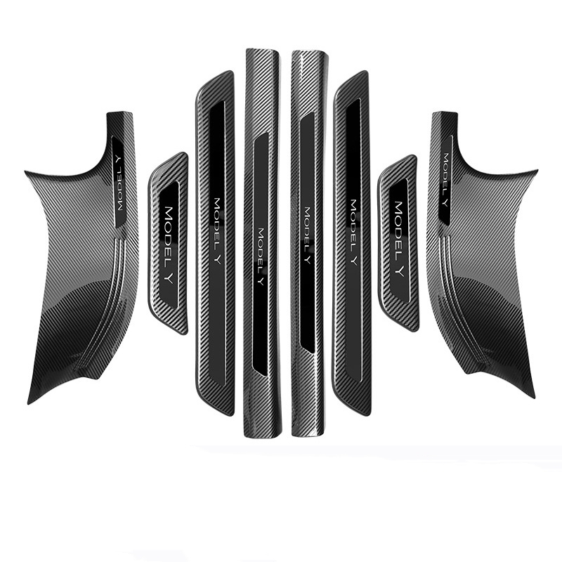 Stainless Steel Threshold Protection Strip for Tesla Model 3/Y-TESGOD