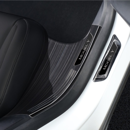 Stainless Steel Threshold Protection Strip for Tesla Model 3/Y-TESGOD