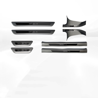 Stainless Steel Threshold Protection Strip for Tesla Model 3/Y-TESGOD