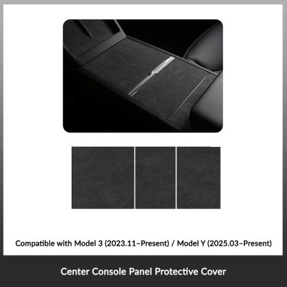 Suede Armrest Cover Compatible with Tesla Model 3/Y (All Years)