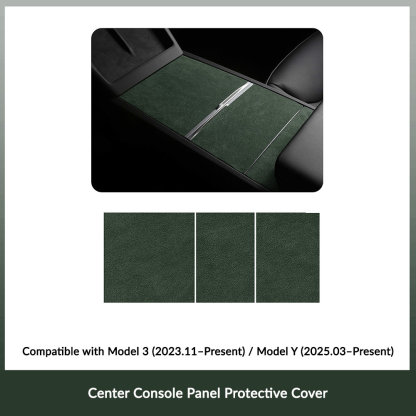 Suede Armrest Cover Compatible with Tesla Model 3/Y (All Years)
