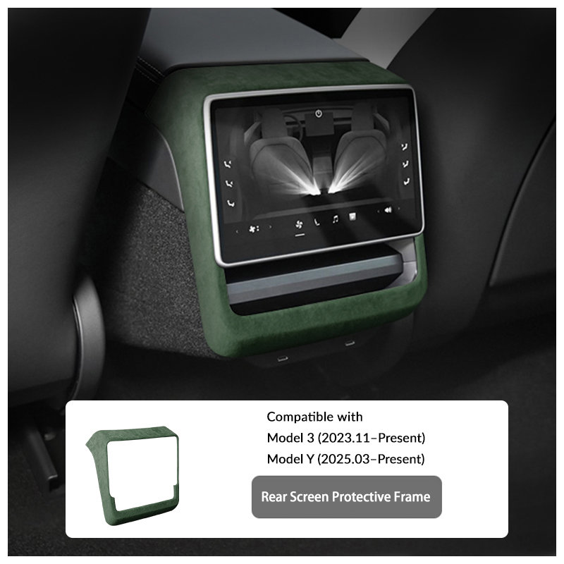 Suede Armrest Cover Compatible with Tesla Model 3/Y (All Years)