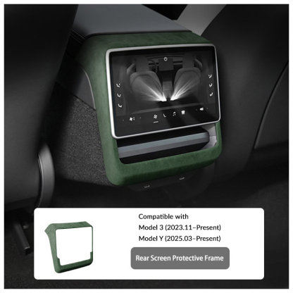 Suede Armrest Cover Compatible with Tesla Model 3/Y (All Years)