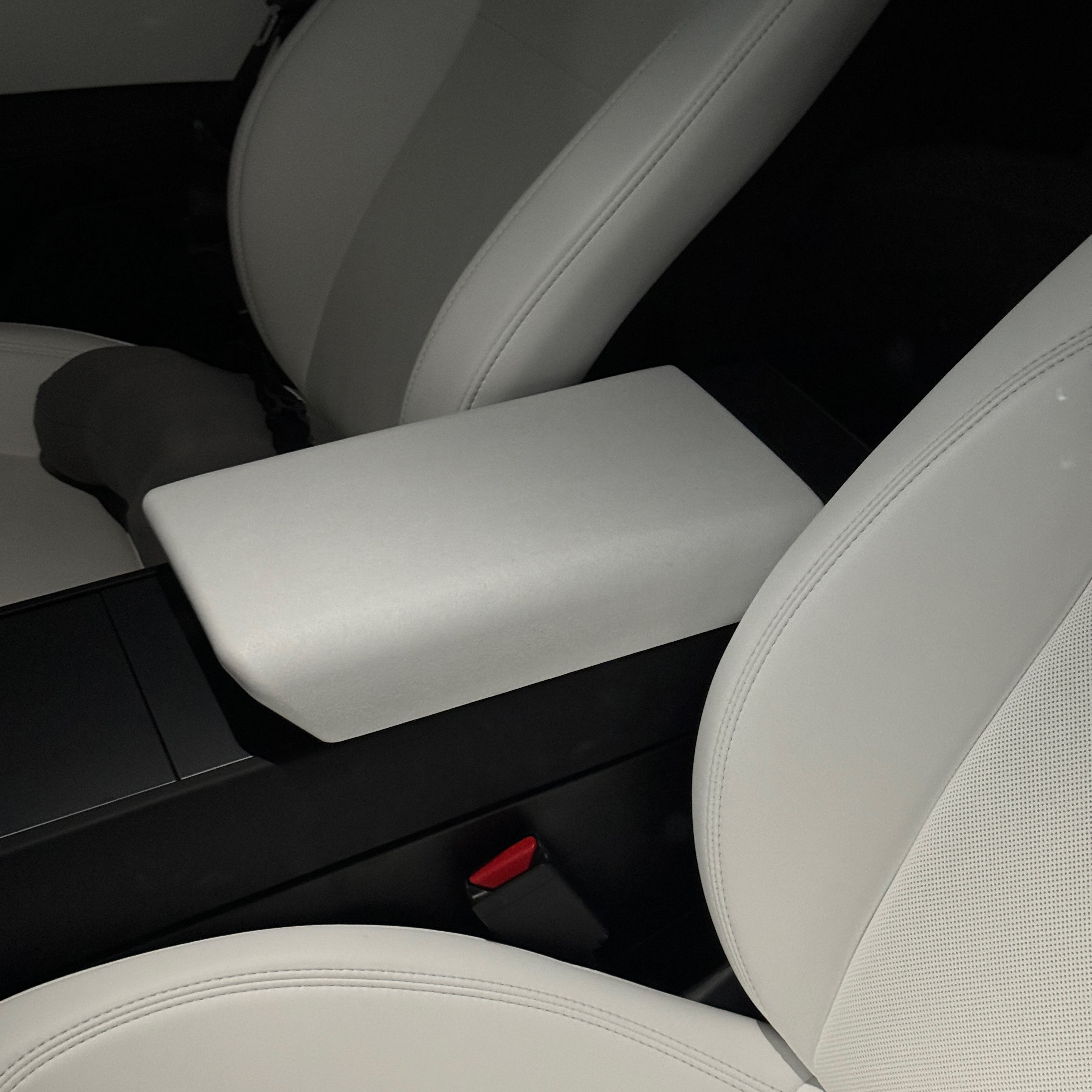 Suede Armrest Cover Compatible with Tesla Model 3/Y (All Years)