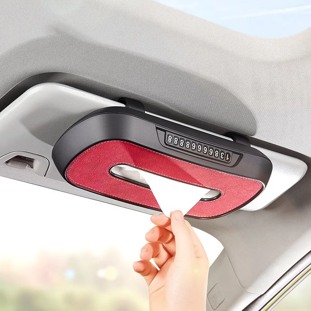 Suede Tesla Model S/3/X/Y Tissue Box-TESGOD