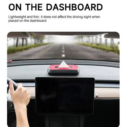 Suede Tesla Model S/3/X/Y Tissue Box-TESGOD