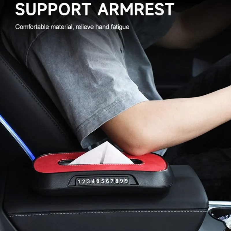 Suede Tesla Model S/3/X/Y Tissue Box-TESGOD