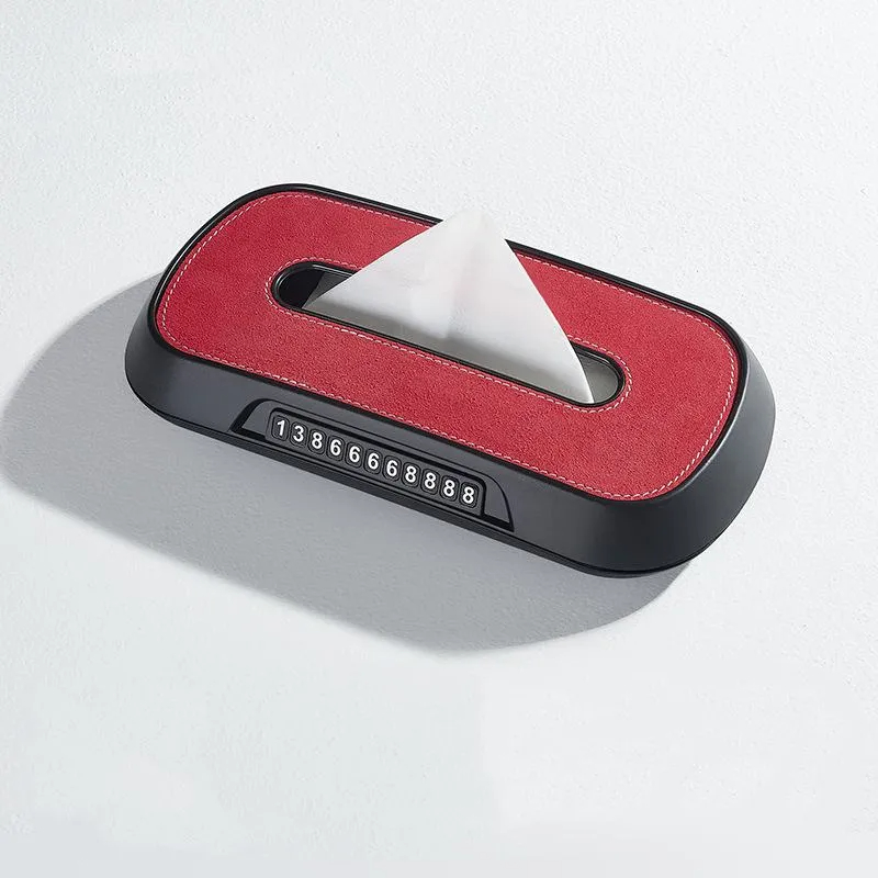 Suede Tesla Model S/3/X/Y Tissue Box-TESGOD