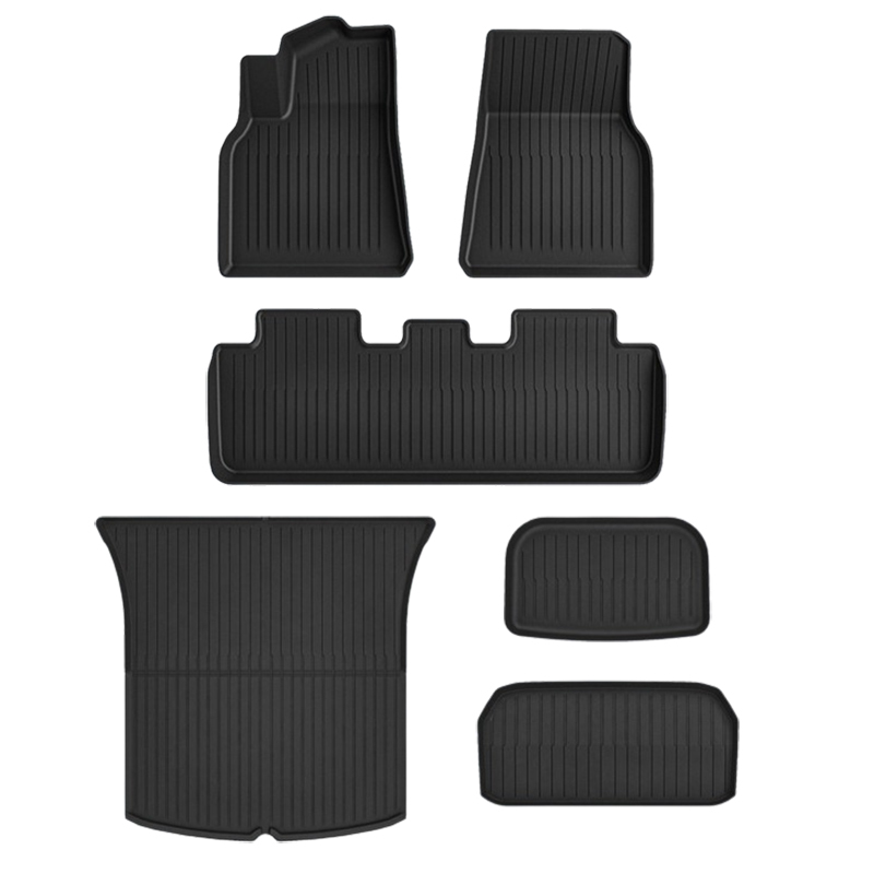 TPE All-Weather Floor Mats for Tesla Model Y (2020-2024) / Model 3 (2021-2024)-TESGOD