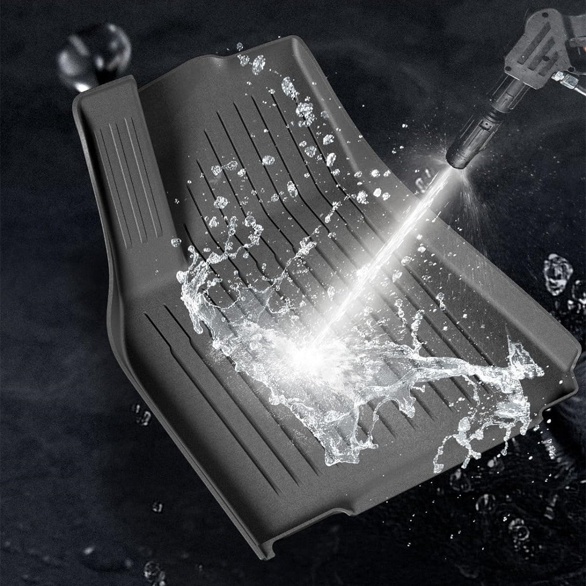 TPE All-Weather Floor Mats for Tesla Model Y (2020-2024) / Model 3 (2021-2024)-TESGOD