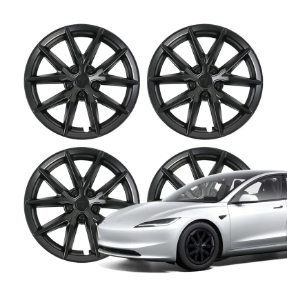 18″ 19″ Wheel Covers For Tesla Model 3/Y (4PCS) – Full Rim Coverage, Easy Snap-On Installation-TESGOD