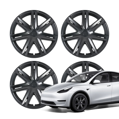 18″ 19″ Wheel Covers For Tesla Model 3/Y (4PCS) – Full Rim Coverage, Easy Snap-On Installation-TESGOD