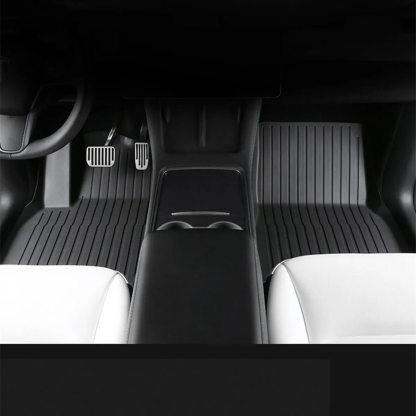 Eco-Friendly TPE All-Weather Foot Mats for Tesla Model 3-TESGOD