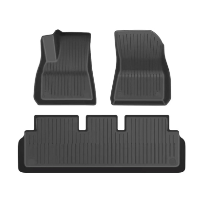 Eco-Friendly TPE All-Weather Foot Mats for Tesla Model 3-TESGOD