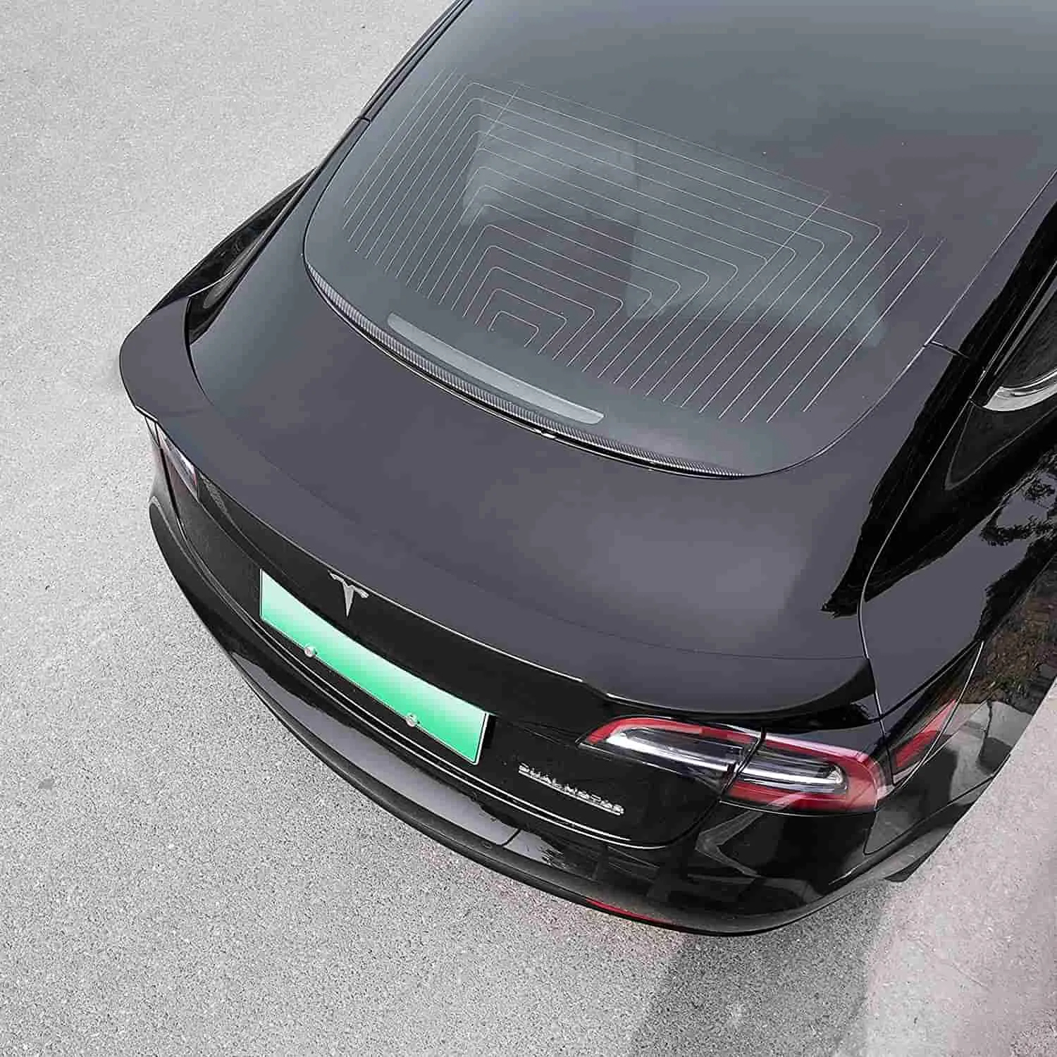 Tesla Carbon Fiber Spoiler Model 3 ABS Plastic-TESGOD