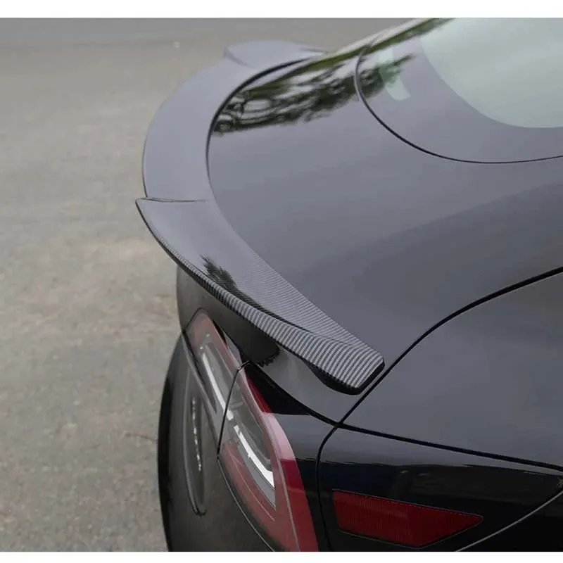 Tesla Carbon Fiber Spoiler Model 3 ABS Plastic-TESGOD