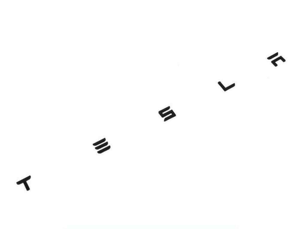 Tesla Model S/3/X/Y Lettered Emblem-TESGOD