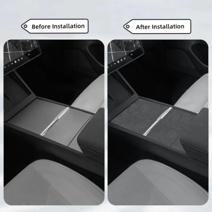 Tesla Model 3 Highland 2024+ Alcantara Center Console Patch-TESGOD