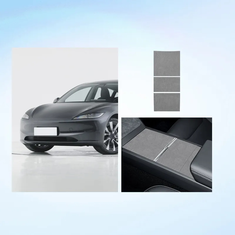 Tesla Model 3 Highland 2024+ Alcantara Center Console Patch-TESGOD