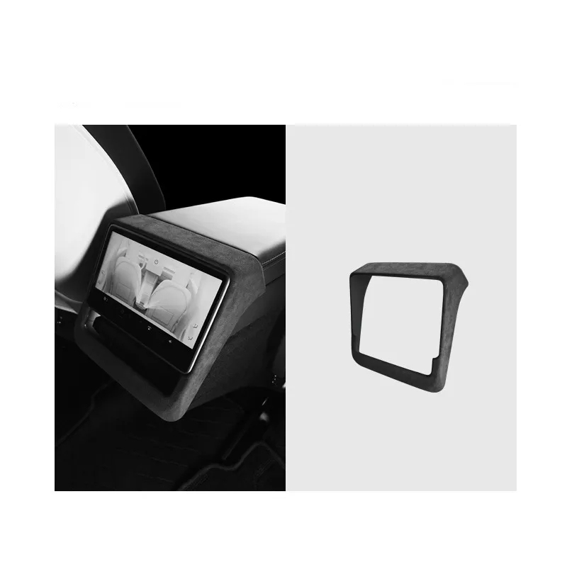 Alcantara Rear Display Frame Cover for Tesla Model 3 Highland（2023.11+）-TESGOD