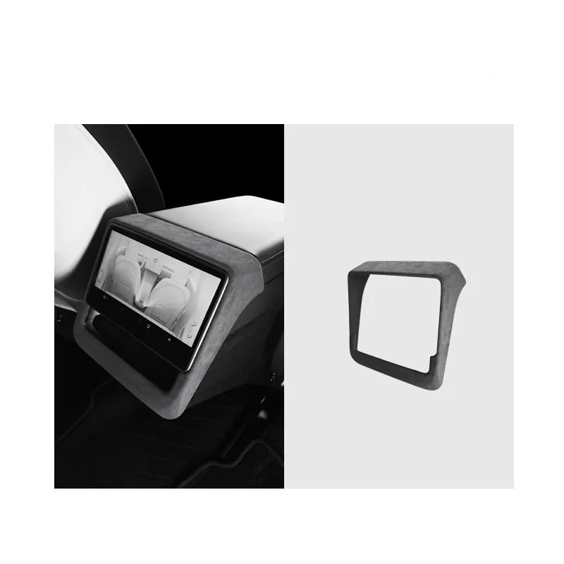 Alcantara Rear Display Frame Cover for Tesla Model 3 Highland（2023.11+）-TESGOD