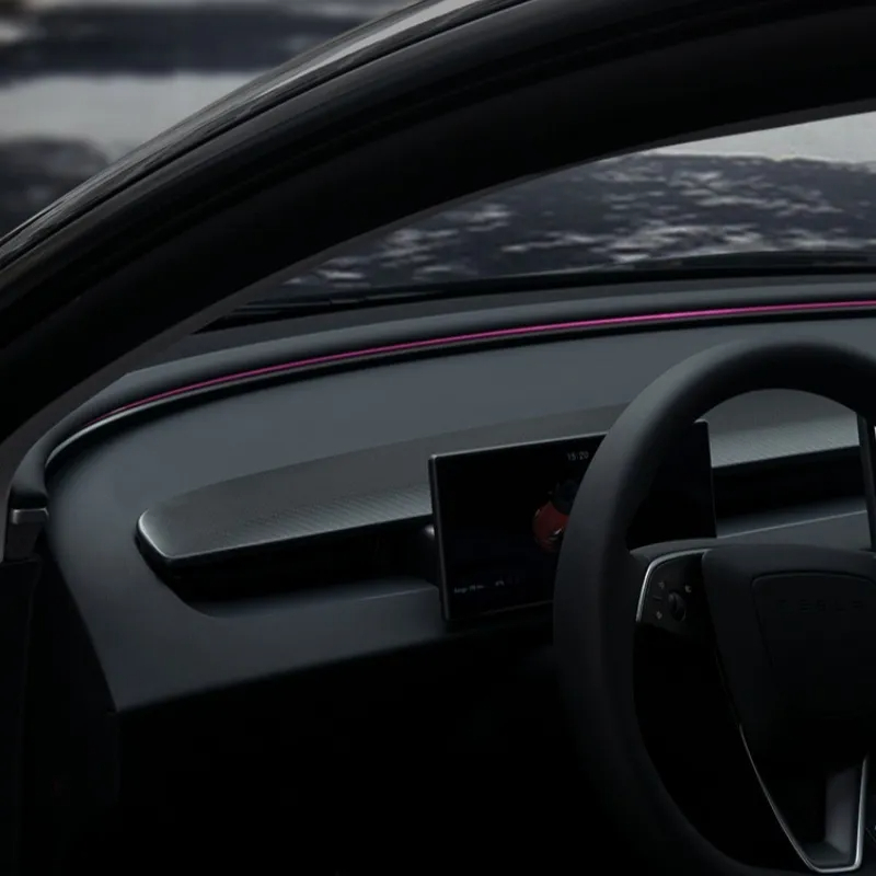 Tesla Model 3 Highland Carbon Fiber Dashboard Snap-On Patch-TESGOD