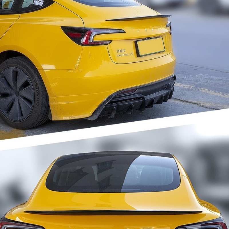 Tesla Model 3 Highland Carbon Fiber Spoiler-TESGOD