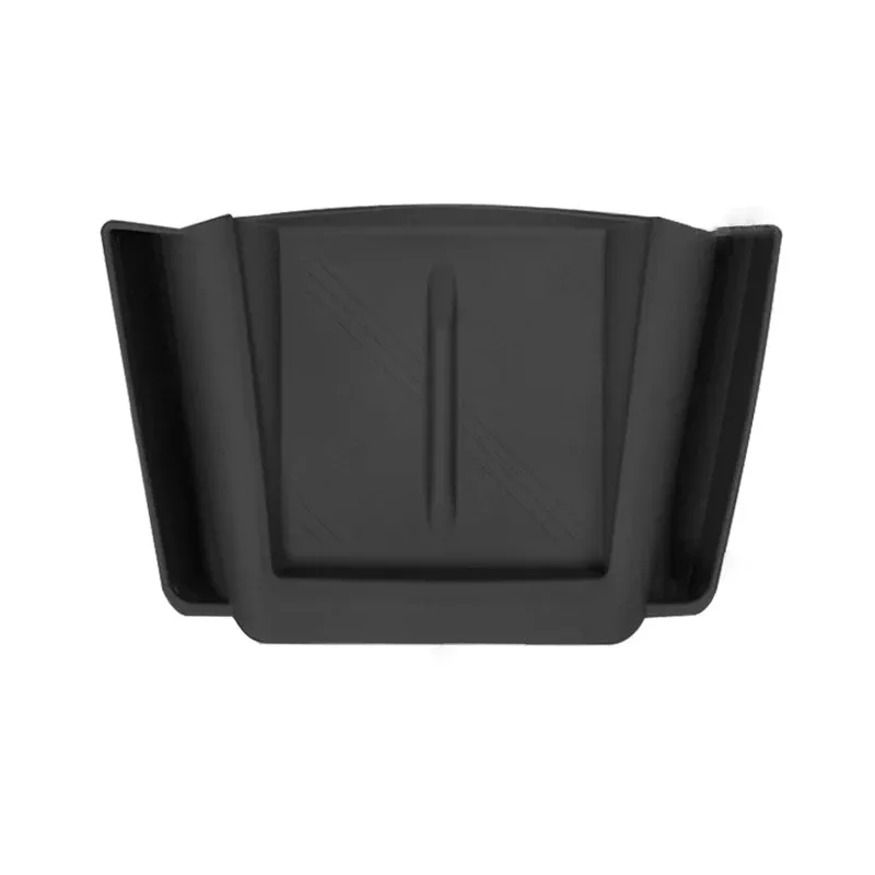 Tesla Model 3 Highland 2024+ Center Console Wireless Charging Pad with Side Pockets-TESGOD
