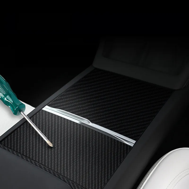 Tesla Model 3 Highland True Carbon Fiber Center Panel Patch-TESGOD