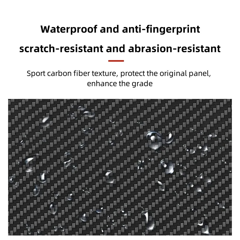 Tesla Model 3 Highland True Carbon Fiber Center Panel Patch-TESGOD