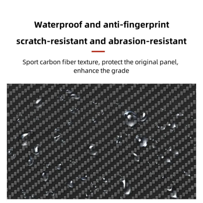 Tesla Model 3 Highland True Carbon Fiber Center Panel Patch-TESGOD