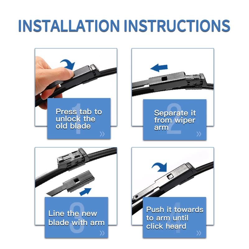 Tesla Model 3 Wiper Blades (Set of 2)-TESGOD