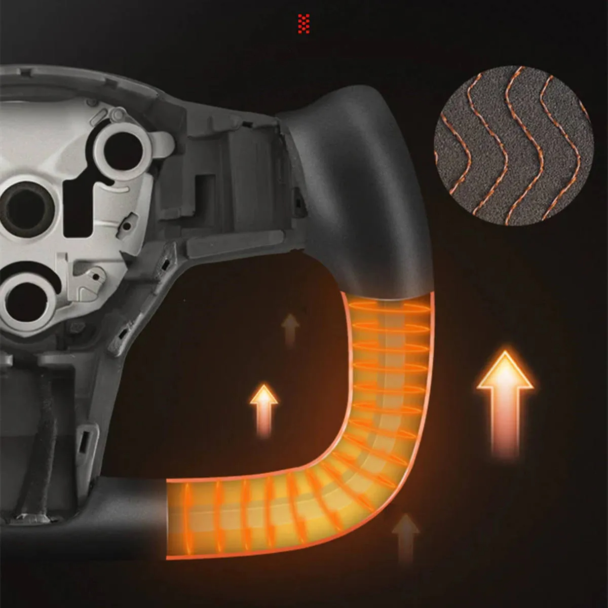 Tesla Model 3/Y Carbon Fiber Yoke Steering Wheel (2017-2023) – Nappa Leather Grip-TESGOD