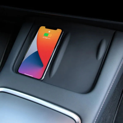 Tesla Model Y/3 Center Console Wireless Charger Pad Silicone Case-TESGOD