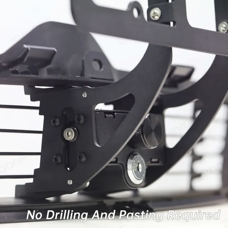 Tesla Model 3/Y Front License Plate Holder Frame With Lock (2021-2023)-TESGOD