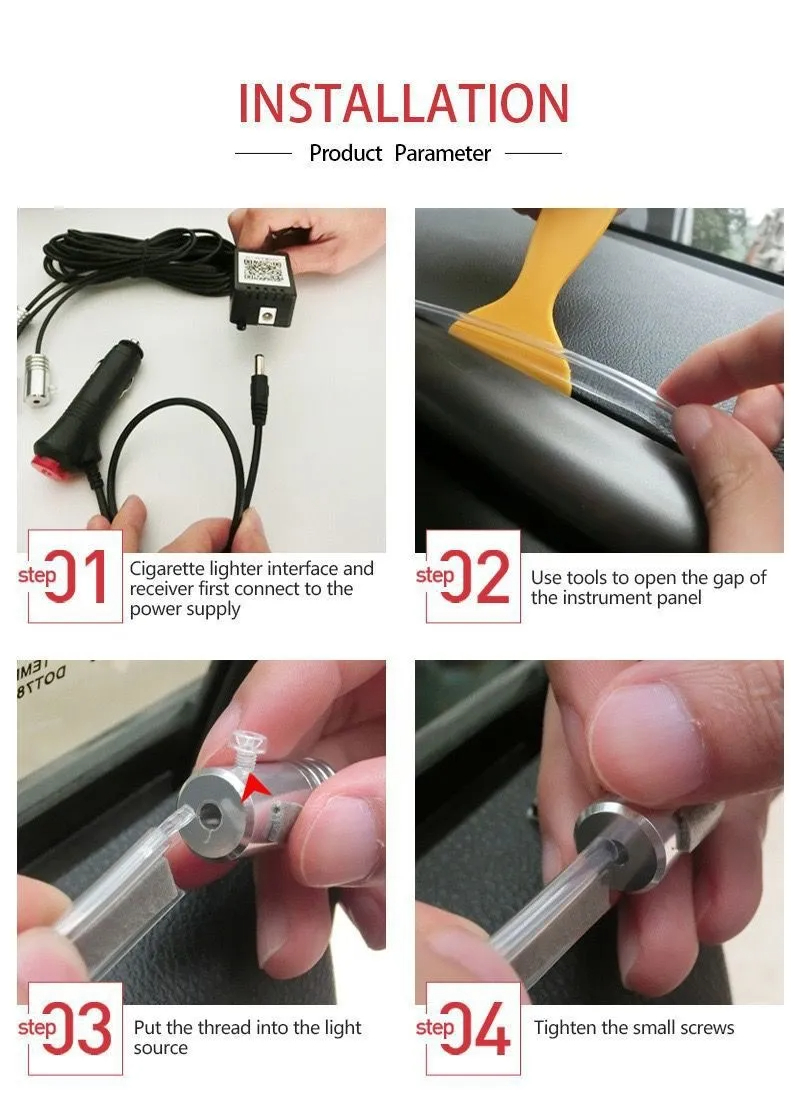 Interior Car Neon Lights Tesla Model 3（2019-2023）/ Y（2020-2023）-TESGOD