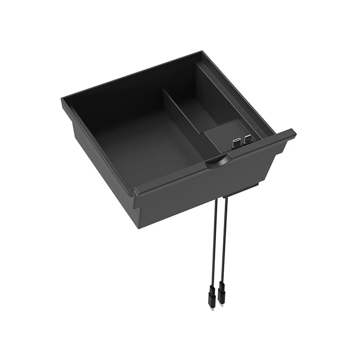 Tesla Model 3/Y With Charging Retractable Cable Storage Box-TESGOD