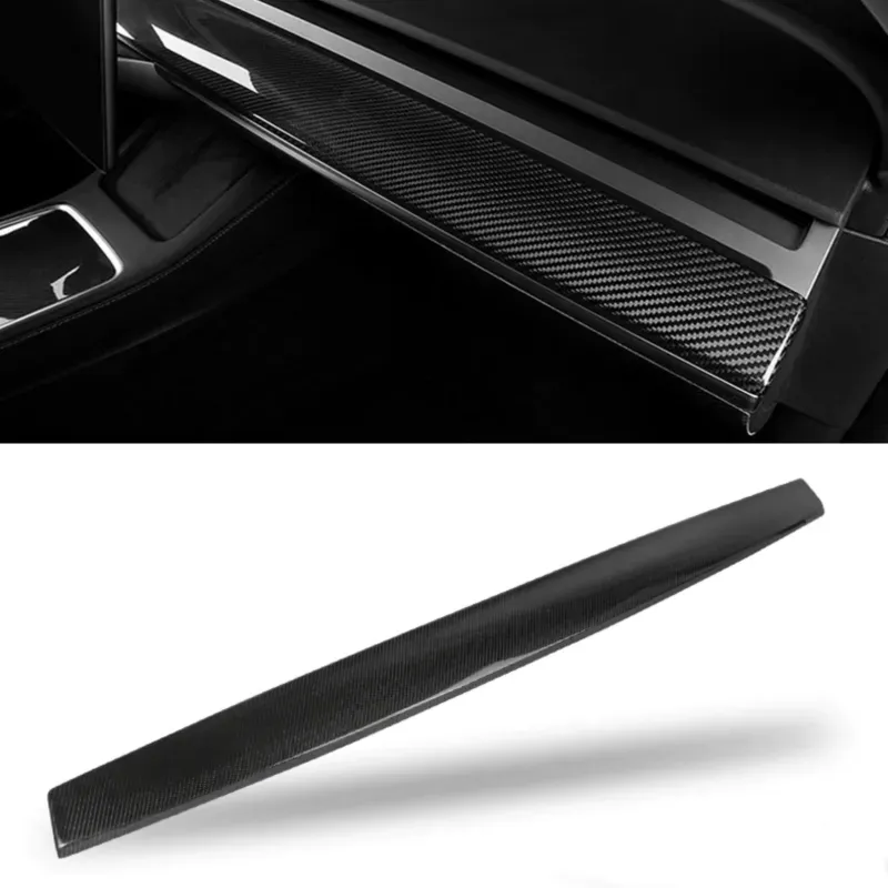 Tesla Model 3/Y Dashboard Cover - Real Molded Carbon Fiber-TESGOD