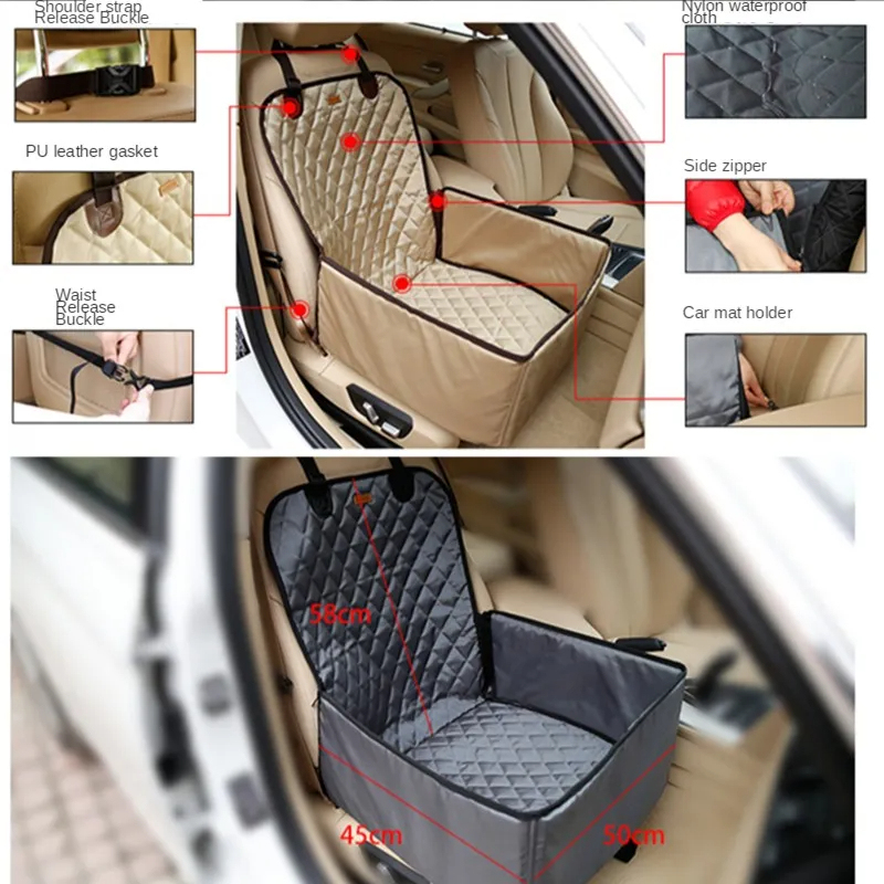 Tesla Model S/3/X/Y Dog Seat Cover-TESGOD