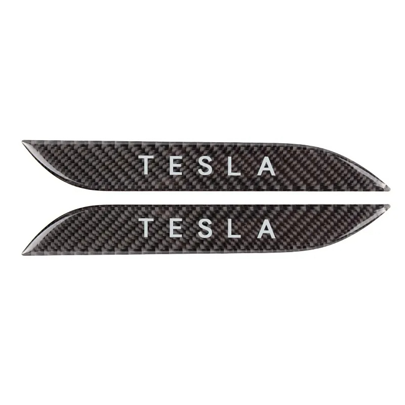 Tesla Model S (2012-2020) Carbon Fiber Style Door Handle Protectors-TESGOD