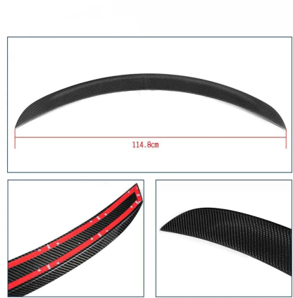 Tesla Model S (2016-2020) Carbon Fiber Spoiler - Genuine Molded Carbon Fiber-TESGOD