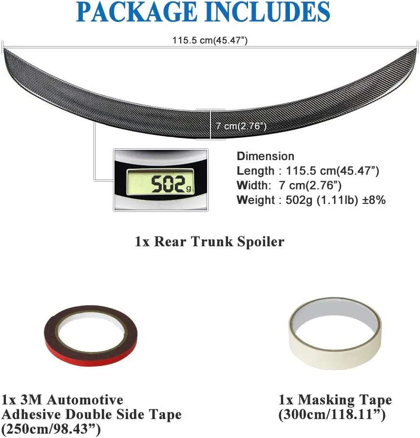 Tesla Model S (2016-2020) Carbon Fiber Spoiler - Genuine Molded Carbon Fiber-TESGOD