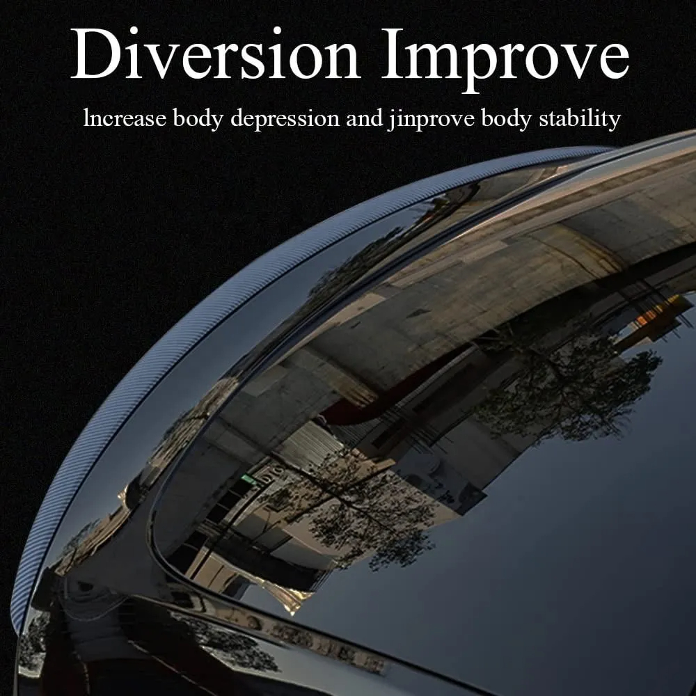 Tesla Model S Real Carbon Fiber Trunk Spoiler-TESGOD