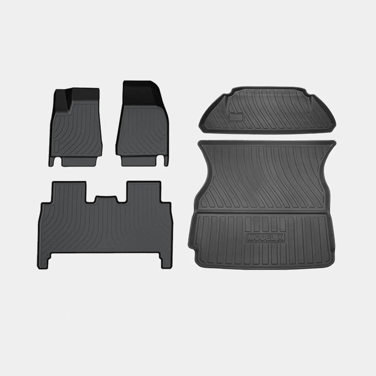 Tesla Model X Floor Mats for 5 Seats (2016-2020)-TESGOD