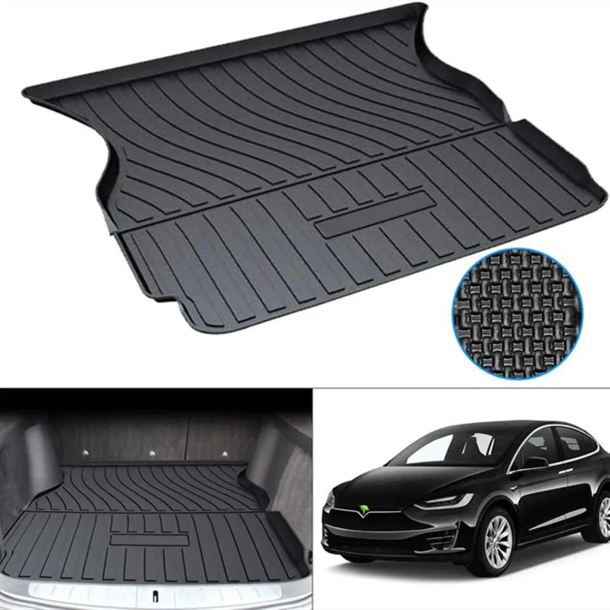 Tesla Model X Floor Mats for 5 Seats (2016-2020)-TESGOD