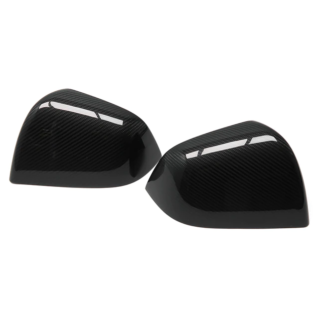 Tesla Model Y Carbon Fiber Mirror Caps (2020-2023) – Real Molded Carbon Fiber-TESGOD