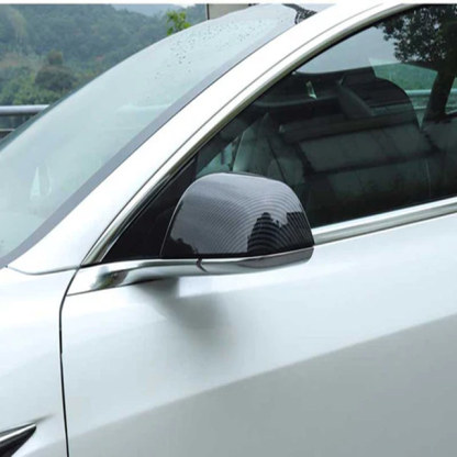 Tesla Model Y Carbon Fiber Mirror Caps (2020-2023) – Real Molded Carbon Fiber-TESGOD