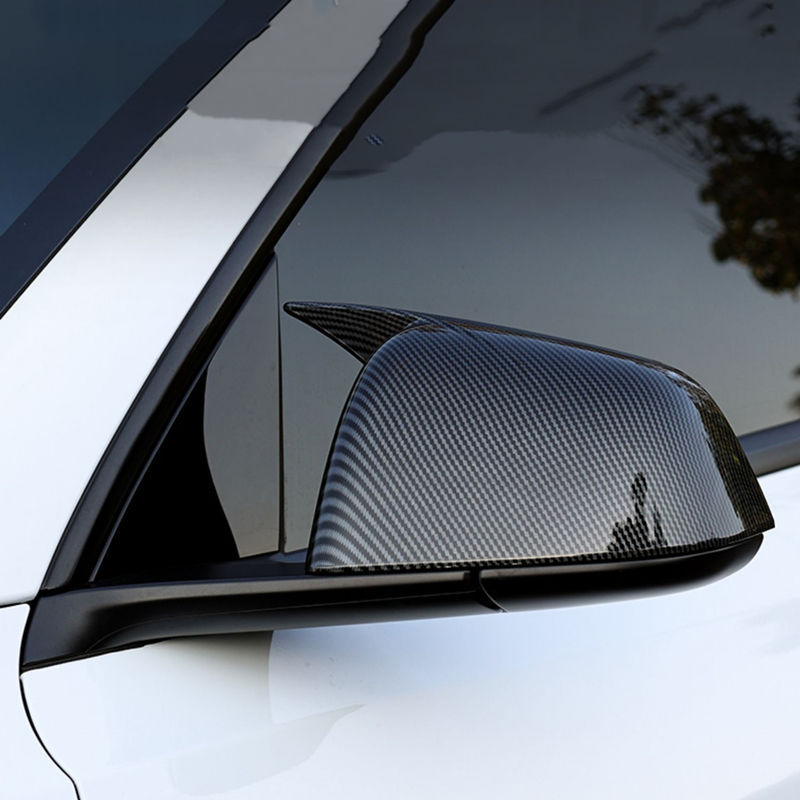 Tesla Model Y Bullhorn Shaped Mirror Covers (2020-2023)-TESGOD